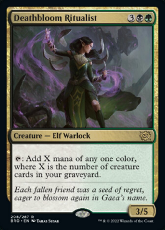 Deathbloom Ritualist [The Brothers' War] | Devastation Store