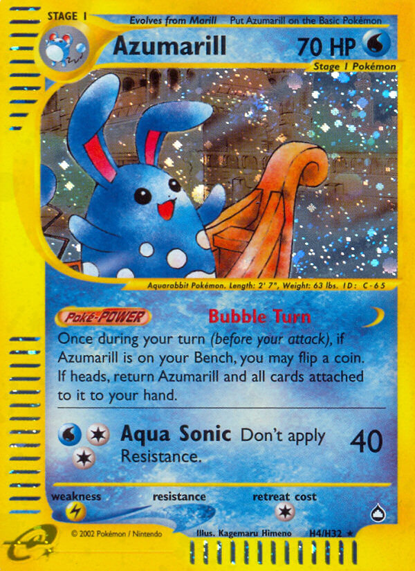 Azumarill (H4/H32) [Aquapolis] | Devastation Store