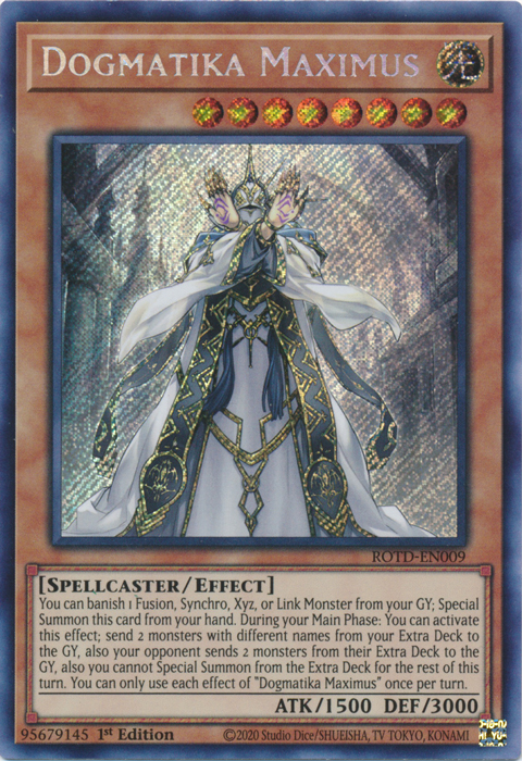 Dogmatika Maximus [ROTD-EN009] Secret Rare | Devastation Store