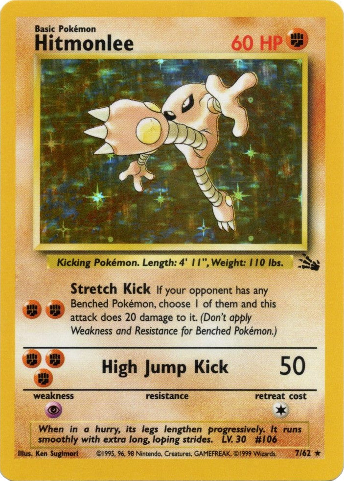 Hitmonlee (7/62) [Fossil Unlimited] | Devastation Store