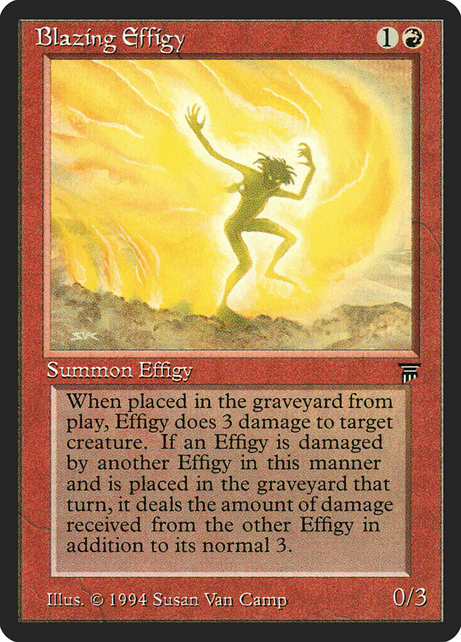 Blazing Effigy [Legends] | Devastation Store