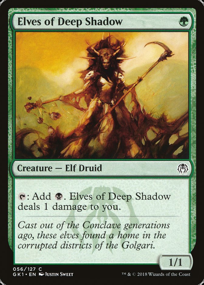 Elves of Deep Shadow [Guilds of Ravnica Guild Kit] | Devastation Store