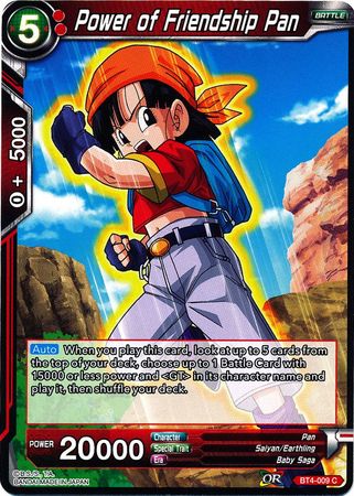 Power of Friendship Pan [BT4-009] | Devastation Store