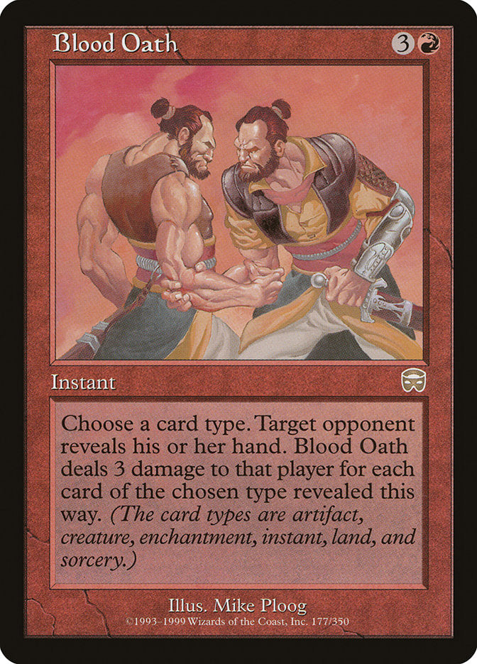 Blood Oath [Mercadian Masques] | Devastation Store