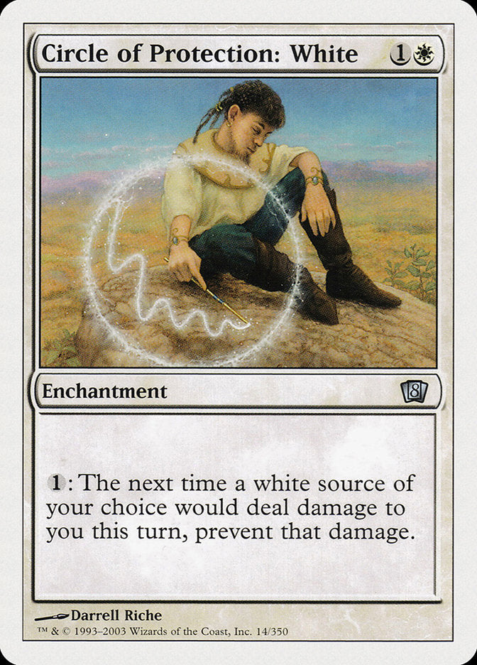 Circle of Protection: White [Eighth Edition] - Devastation Store | Devastation Store