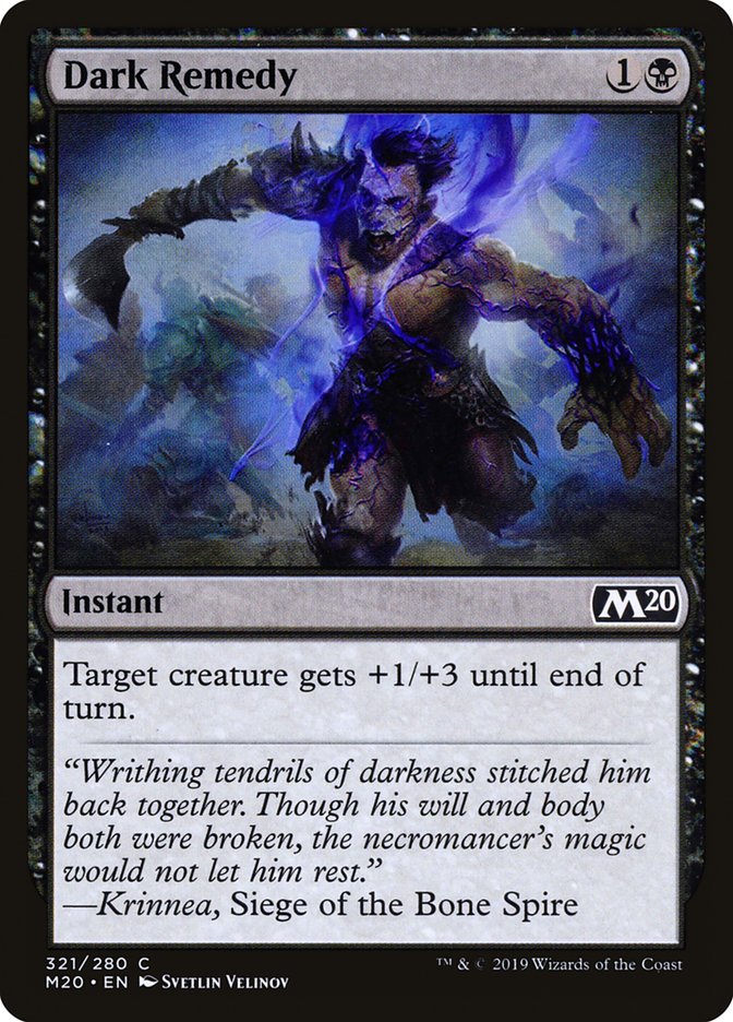 Dark Remedy [Core Set 2020] | Devastation Store