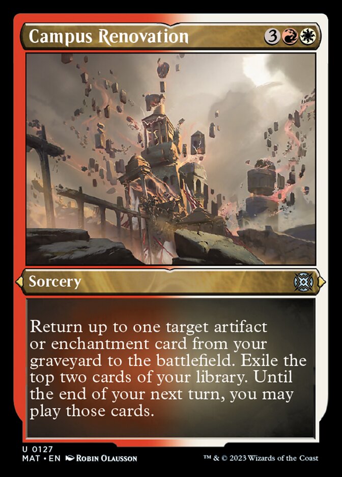 Campus Renovation (Foil Etched) [March of the Machine: The Aftermath] | Devastation Store