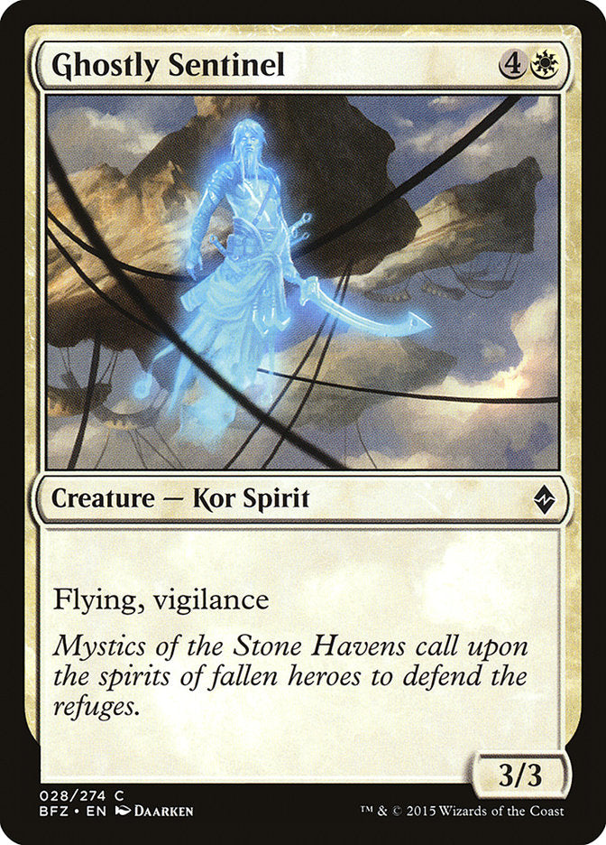 Ghostly Sentinel [Battle for Zendikar] | Devastation Store
