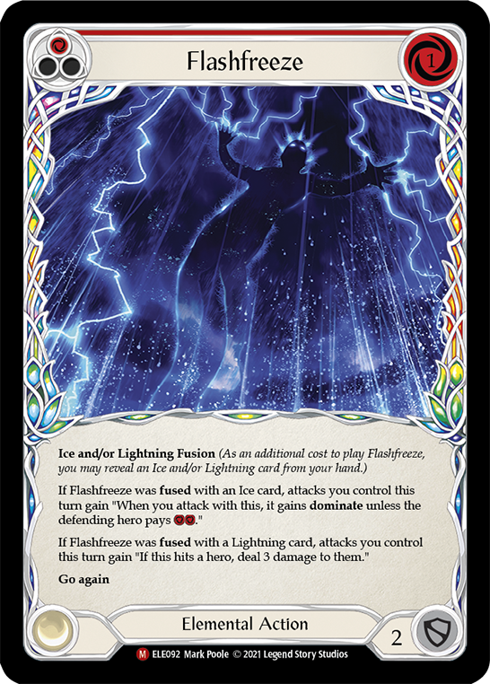 Flashfreeze [ELE092] (Tales of Aria)  1st Edition Normal | Devastation Store