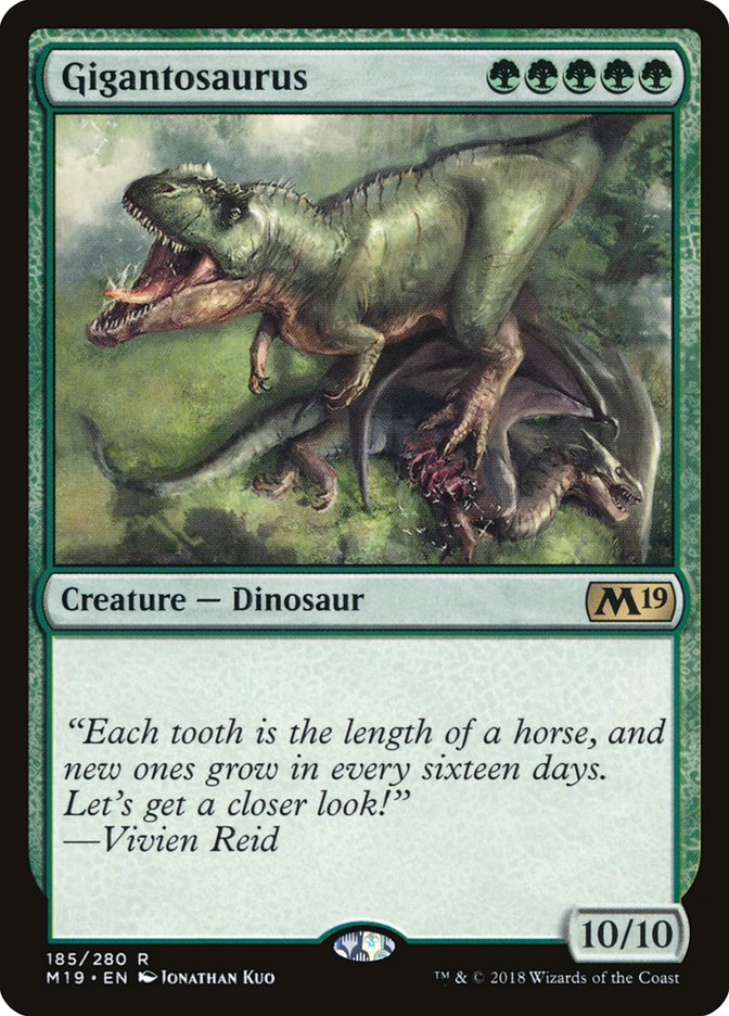 Gigantosaurus [Core Set 2019] | Devastation Store