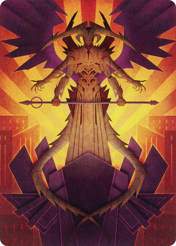 Atraxa, Praetors' Voice Art Card [March of the Machine Art Series] | Devastation Store