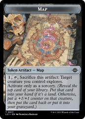 Map // Dinosaur (0001) Double-Sided Token [The Lost Caverns of Ixalan Tokens] | Devastation Store