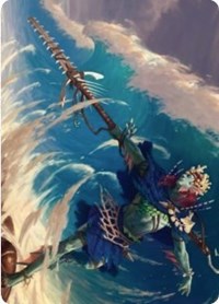 Tazeem Roilmage Art Card [Zendikar Rising Art Series] | Devastation Store
