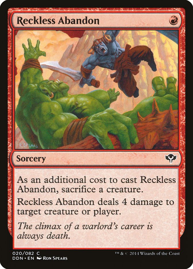 Reckless Abandon [Duel Decks: Speed vs. Cunning] - Devastation Store | Devastation Store
