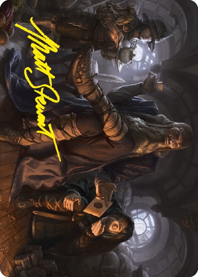 Sharkey, Tyrant of the Shire Art Card (Gold-Stamped Signature) [The Lord of the Rings: Tales of Middle-earth Art Series] | Devastation Store