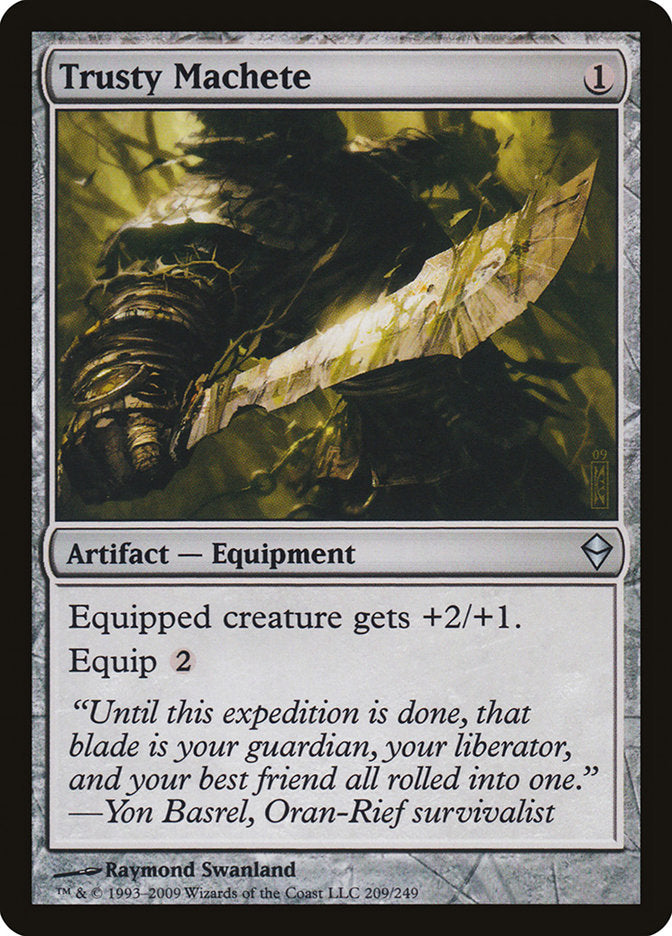 Trusty Machete [Zendikar] - Devastation Store | Devastation Store