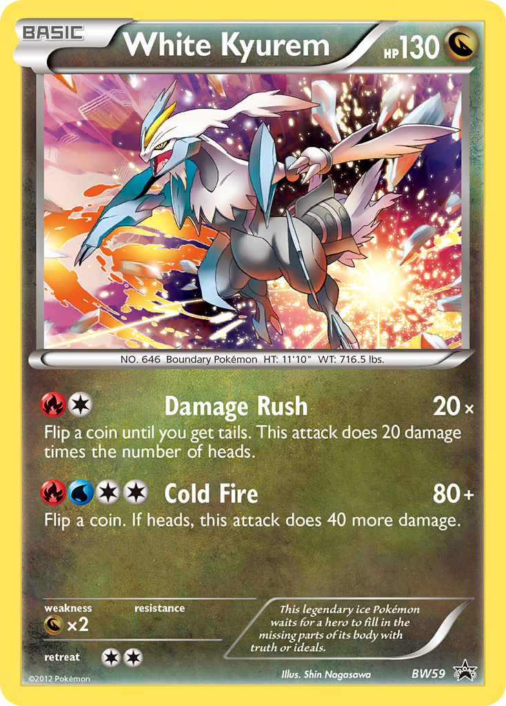 White Kyurem (BW59) [Black & White: Black Star Promos] | Devastation Store