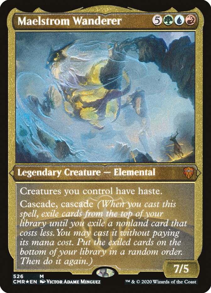 Maelstrom Wanderer (Etched) [Commander Legends] | Devastation Store