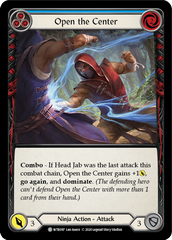 Open the Center (Blue) [WTR097] Unlimited Edition Rainbow Foil - Devastation Store | Devastation Store