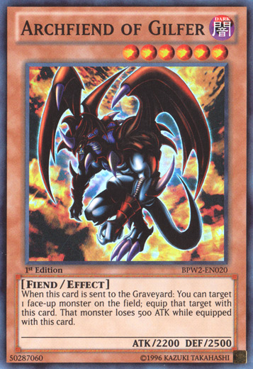 Archfiend of Gilfer [BPW2-EN020] Super Rare | Devastation Store