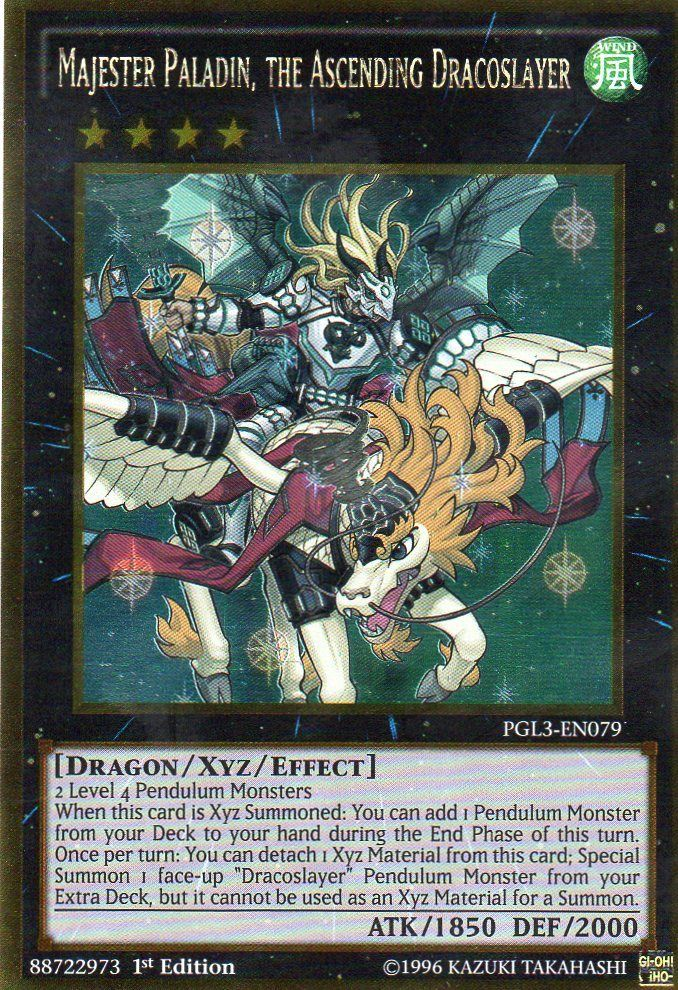 Majester Paladin, the Ascending Dracoslayer [PGL3-EN079] Gold Rare | Devastation Store