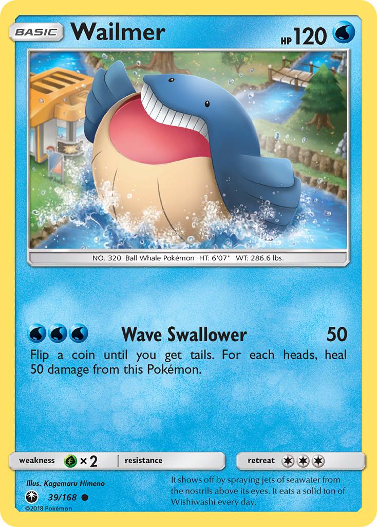 Wailmer (39/168) [Sun & Moon: Celestial Storm] | Devastation Store