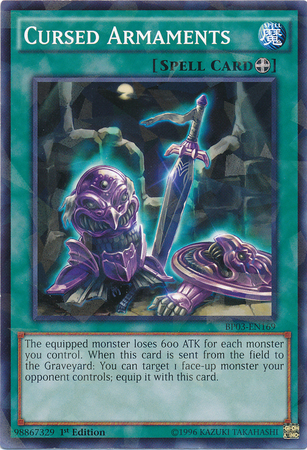 Cursed Armaments [BP03-EN169] Shatterfoil Rare | Devastation Store