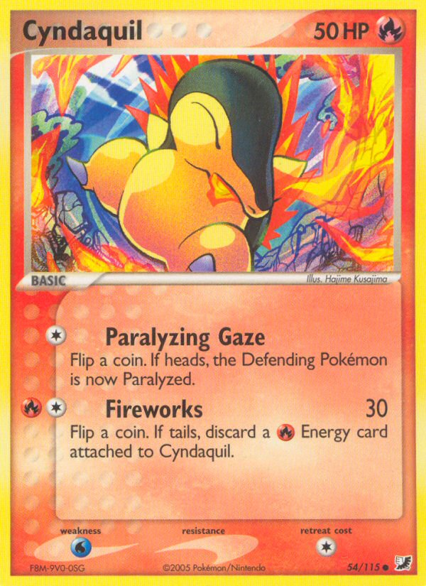 Cyndaquil (54/115) [EX: Unseen Forces] | Devastation Store