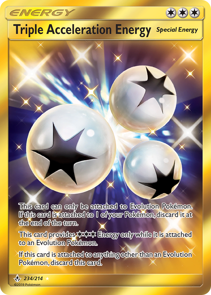 Triple Acceleration Energy (234/214) [Sun & Moon: Unbroken Bonds] | Devastation Store