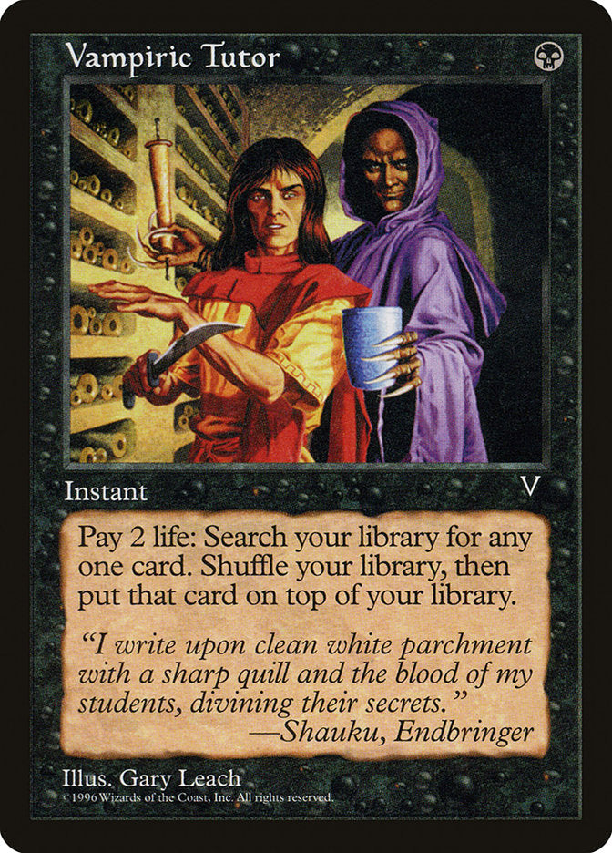 Vampiric Tutor [Visions] - Devastation Store | Devastation Store