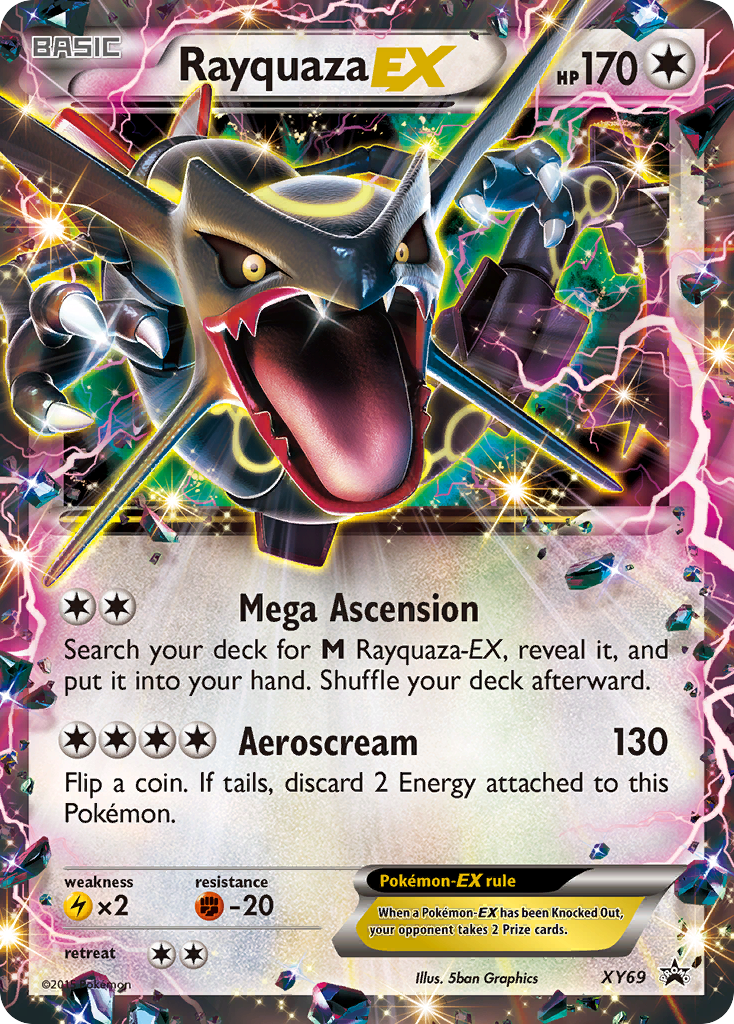 Rayquaza EX (XY69) (Shiny) [XY: Black Star Promos] | Devastation Store