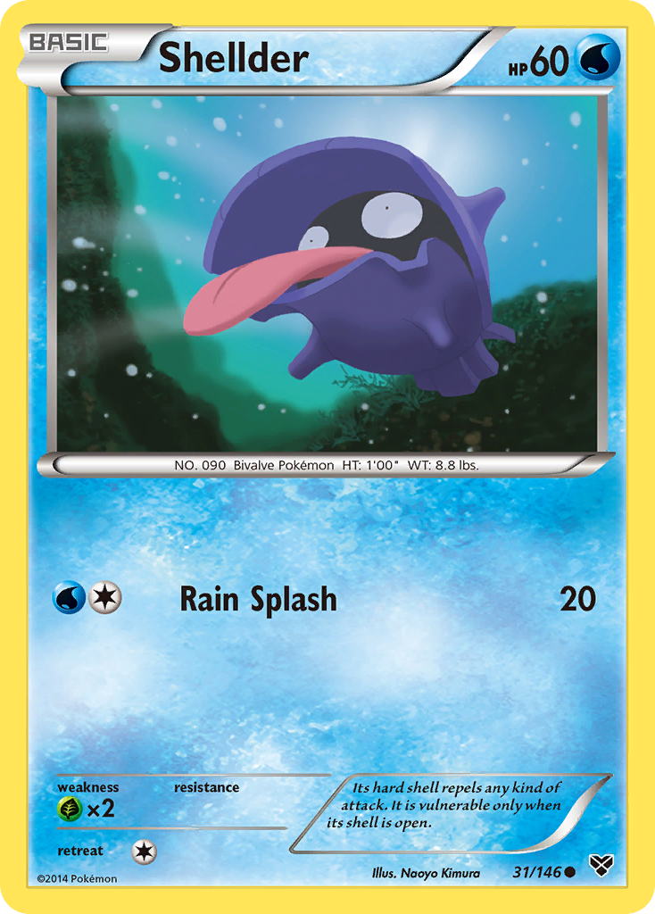 Shellder (31/146) [XY: Base Set] | Devastation Store