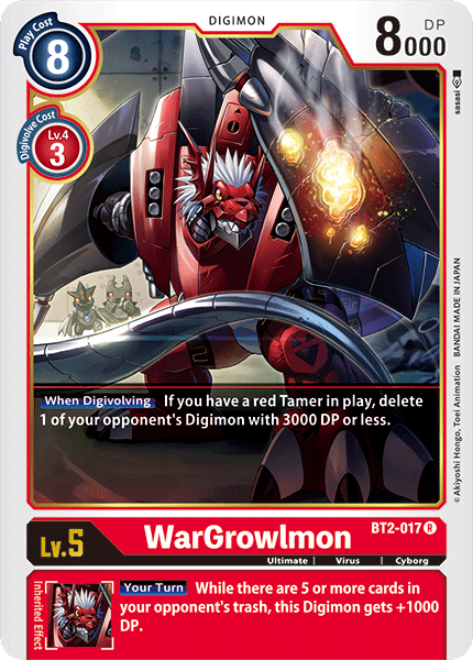 WarGrowlmon [BT2-017] [Release Special Booster Ver.1.0] | Devastation Store