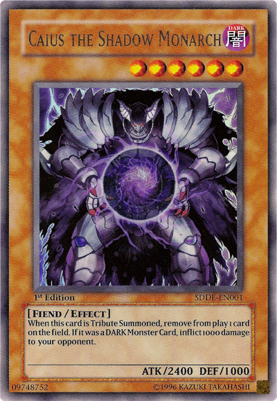 Caius the Shadow Monarch [SDDE-EN001] Ultra Rare | Devastation Store