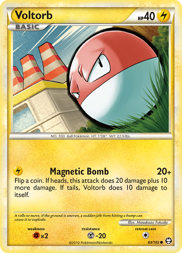Voltorb (83/102) [HeartGold & SoulSilver: Triumphant] | Devastation Store