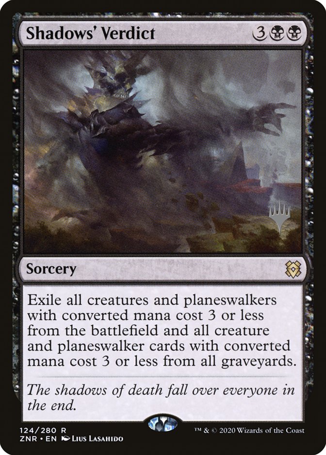 Shadows' Verdict (Promo Pack) [Zendikar Rising Promos] | Devastation Store
