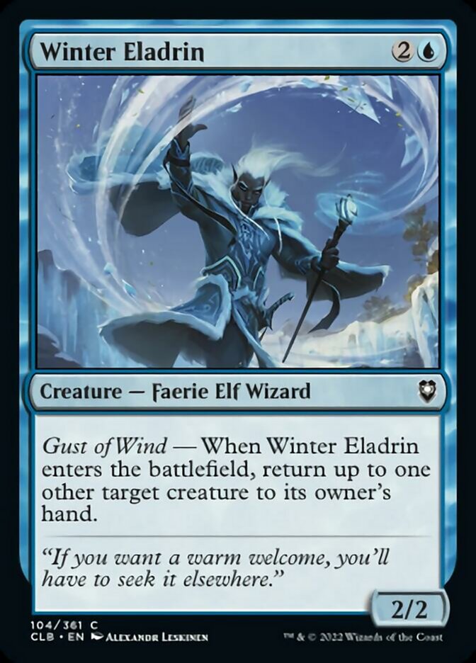 Winter Eladrin [Commander Legends: Battle for Baldur's Gate] | Devastation Store