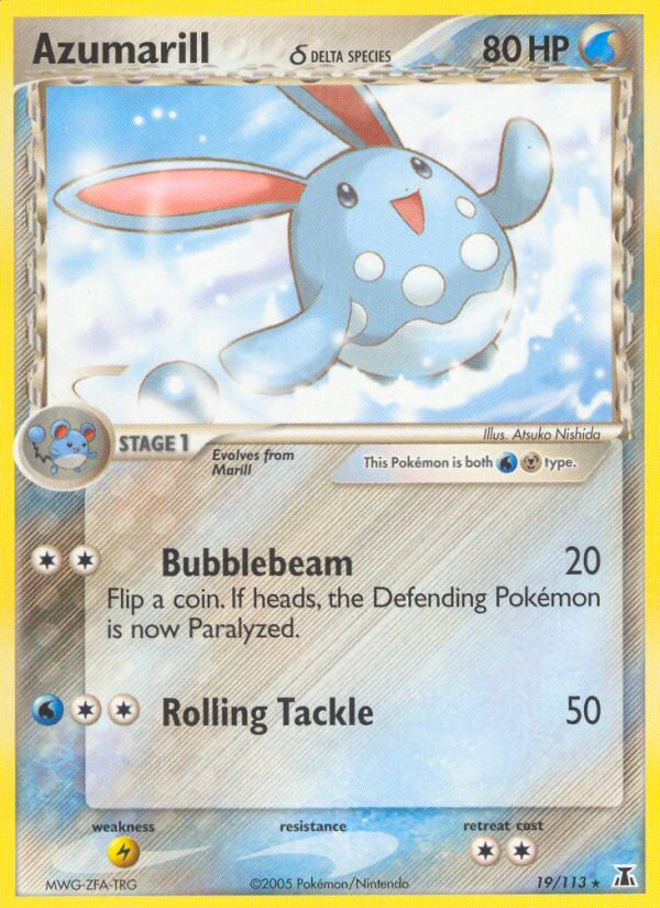 Azumarill (19/113) (Delta Species) [EX: Delta Species] | Devastation Store