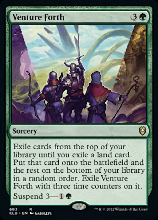 Venture Forth [Commander Legends: Battle for Baldur's Gate] | Devastation Store