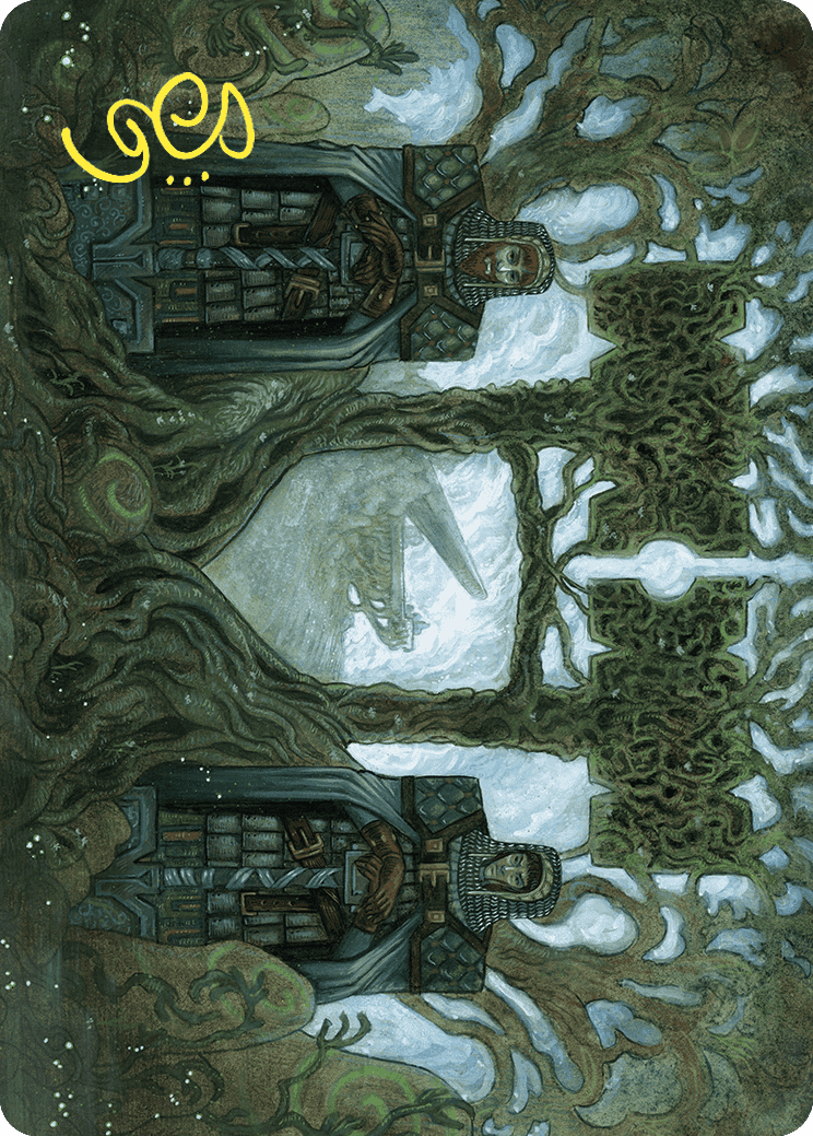 Court of Garenbrig Art Card (Gold-Stamped Signature) [Wilds of Eldraine Art Series] | Devastation Store