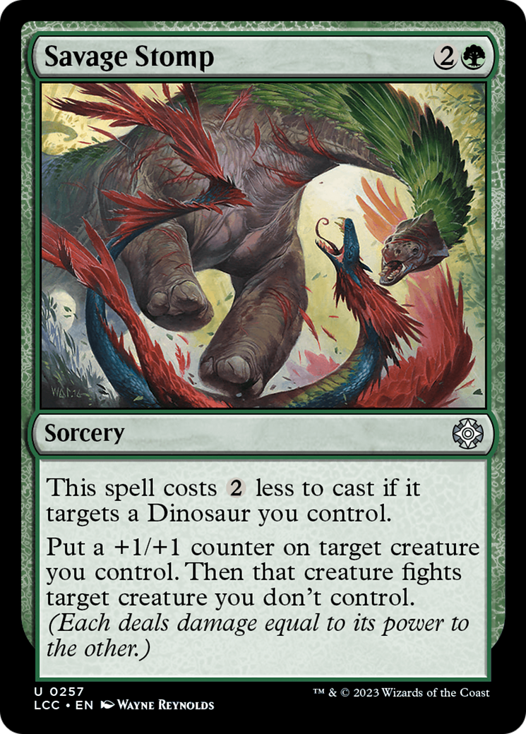 Savage Stomp [The Lost Caverns of Ixalan Commander] | Devastation Store