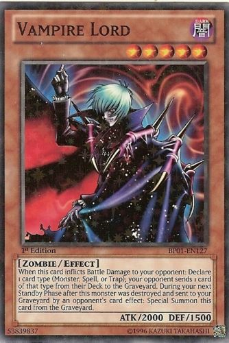 Vampire Lord [BP01-EN127] Starfoil Rare | Devastation Store