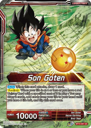 Son Goten // SS Son Goten, Kamehameha Miracle (BT15-001) [Saiyan Showdown Prerelease Promos] | Devastation Store