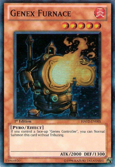 Genex Furnace [HA02-EN005] Super Rare | Devastation Store