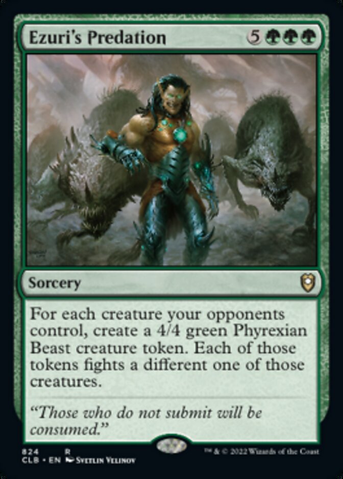 Ezuri's Predation [Commander Legends: Battle for Baldur's Gate] | Devastation Store
