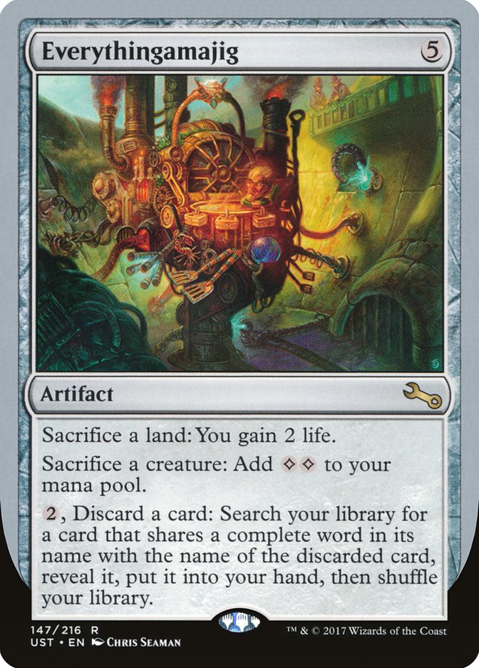 Everythingamajig ("Sacrifice a Land") [Unstable] | Devastation Store