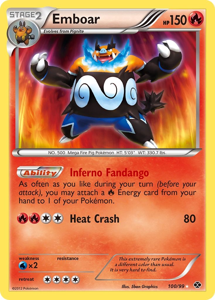 Emboar (100/99) [Black & White: Next Destinies] | Devastation Store