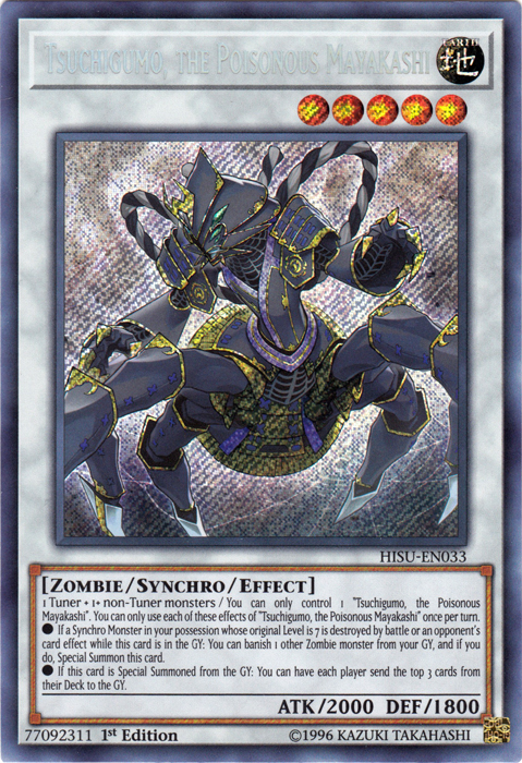 Tsuchigumo, the Poisonous Mayakashi [HISU-EN033] Secret Rare | Devastation Store