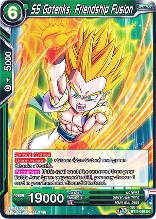 SS Gotenks, Friendship Fusion [BT11-080] | Devastation Store