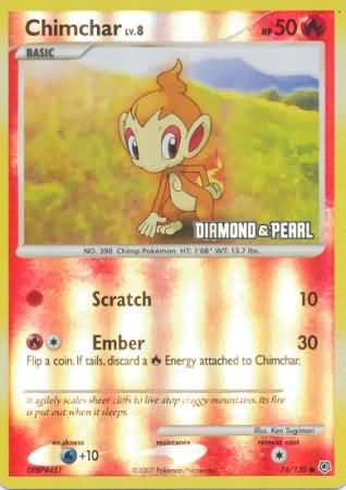 Chimchar (76/130) [Burger King Promos: 2008 Collection] | Devastation Store